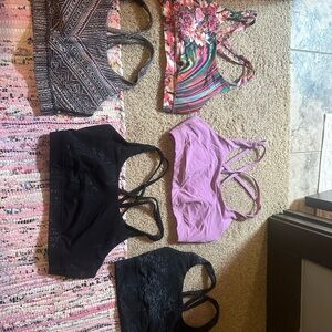 Women's Lulu bras - Black, Pink, Multicolor